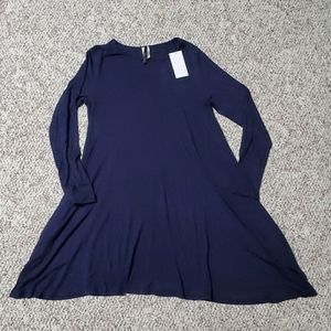 Long sleeve tunic with pockets